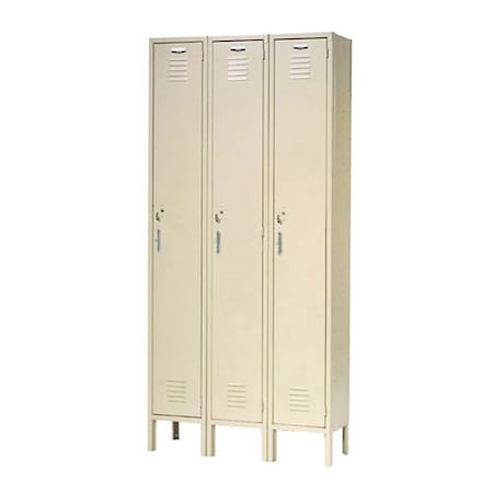 Global Industrial 36 in W, 18 D, 78 in H, Tan 652041TN